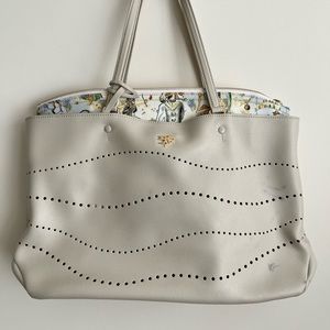 Piero Guidi large leather shoulder bag